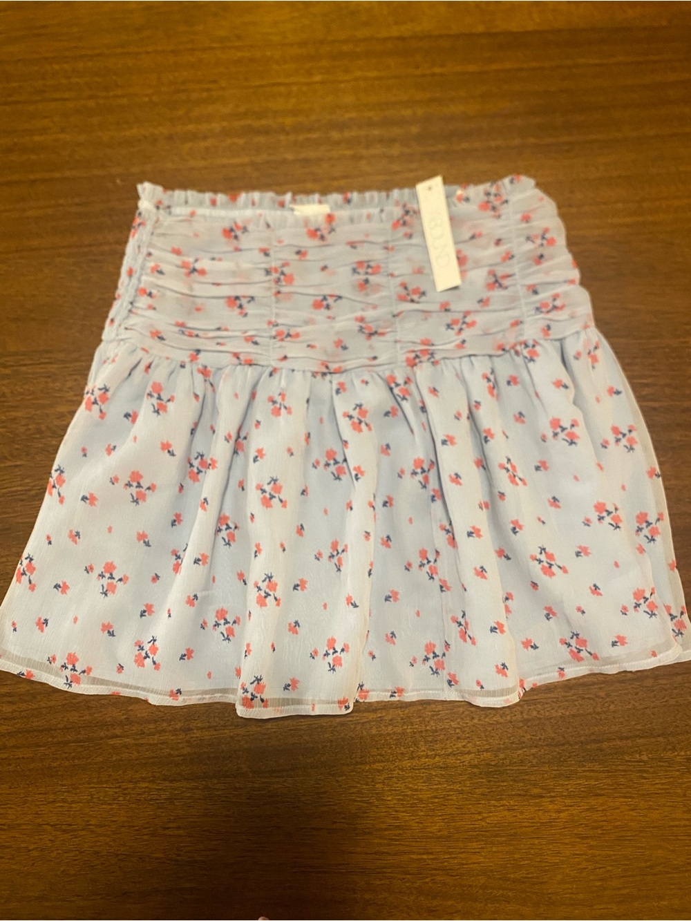 Abound Floral Mini Skirt